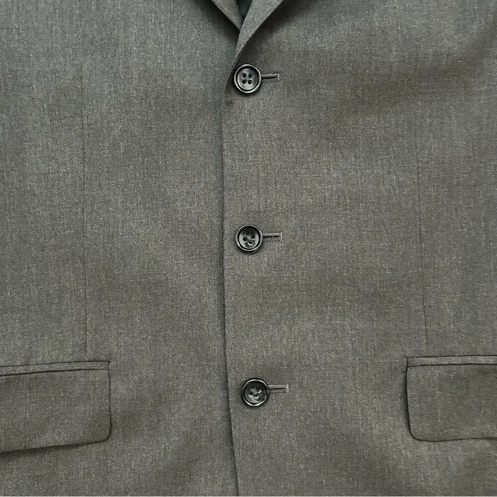 Banana Republic “Modern” Men's 100% Wool Gray Blazer, Size 40R